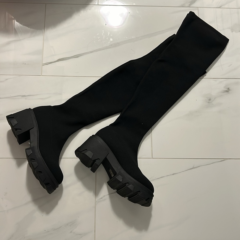 Aldo over the knee chunky boots